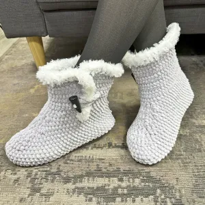 Crochet House Slipper pattern, US standard terms, Skill level beginner