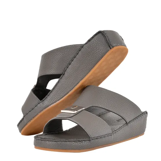 Mens Arabic Sandals Grey