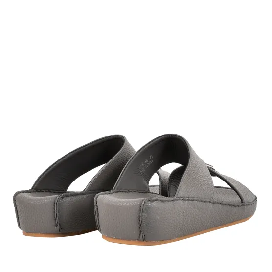 Mens Arabic Sandals Grey