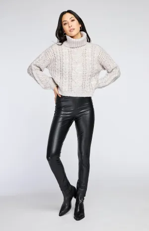 Oracle Legging Black Faux Leather