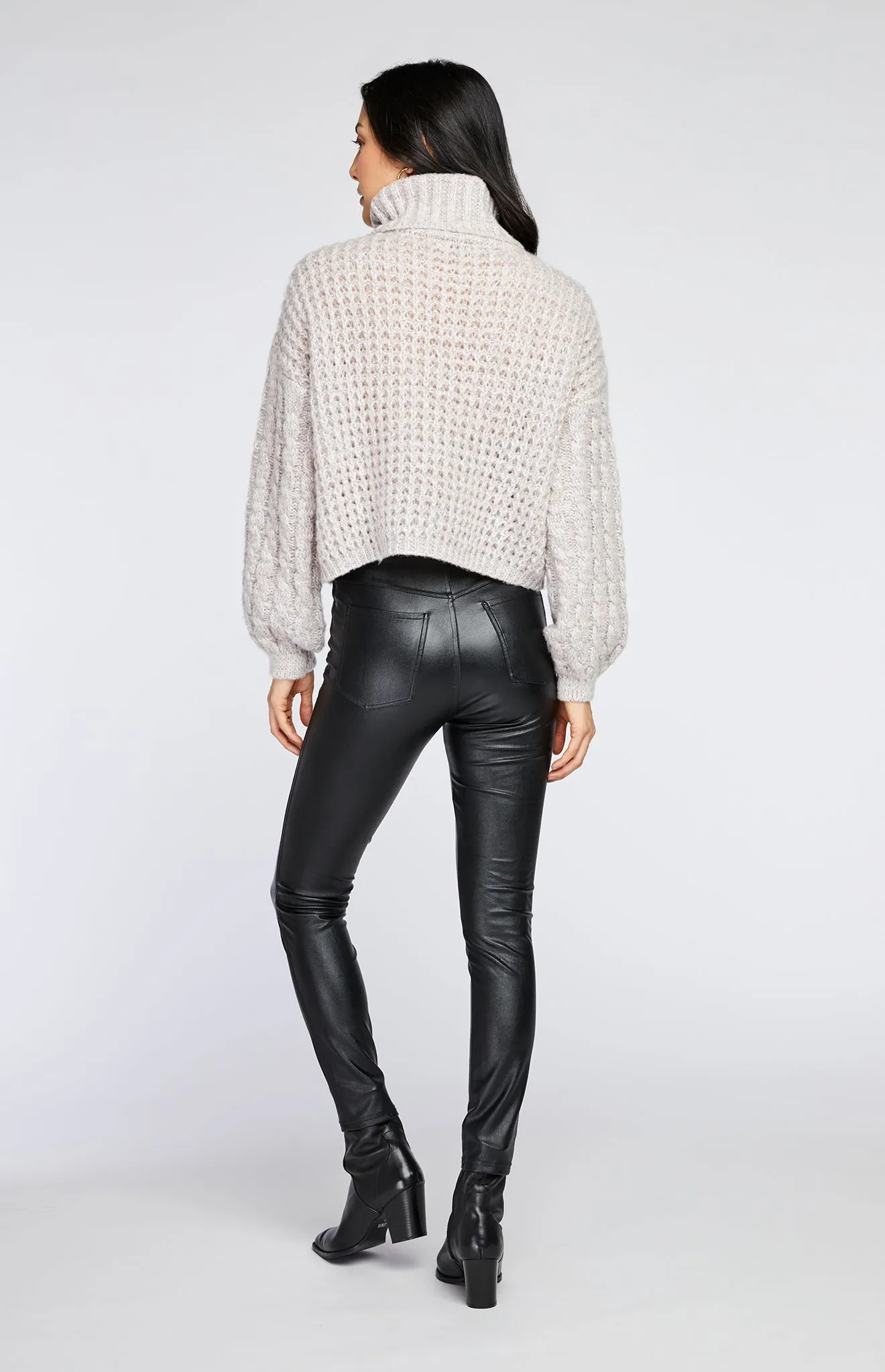 Oracle Legging Black Faux Leather