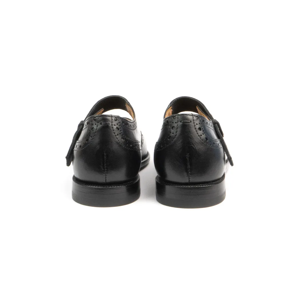 SAJA MARY-JANE BROGUES BLACK