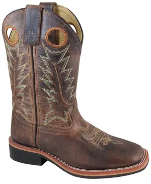 Smoky Mountain Boots Youth Unisex Jesse Brown Leather Crackle 7 D