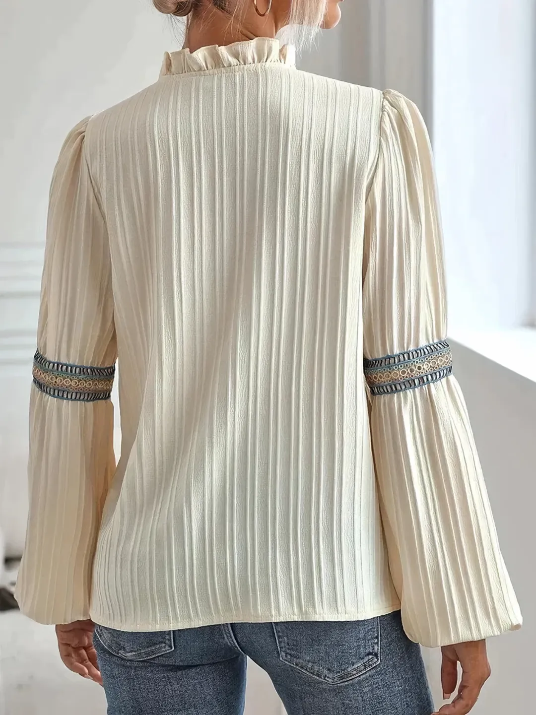 VALERIE - STUNNING V-NECK BLOUSE