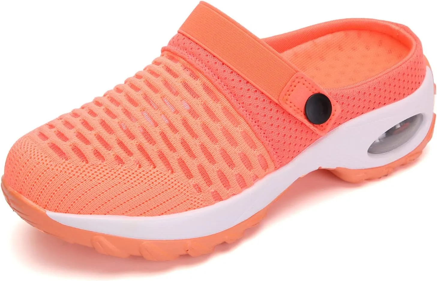 Women's Mules Clogs Shoes Breathable Mesh Wedge Walking Shoes Split Sole Platform Sneakers Sandals