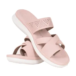 Womens Strap Flat Slipper