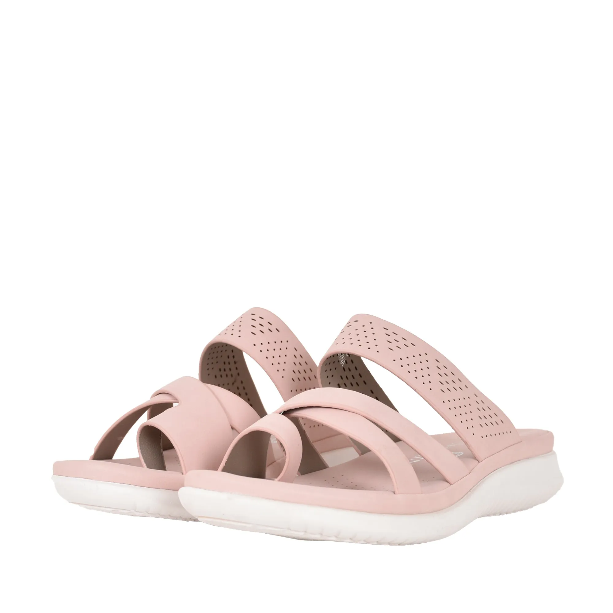 Womens Strap Flat Slipper